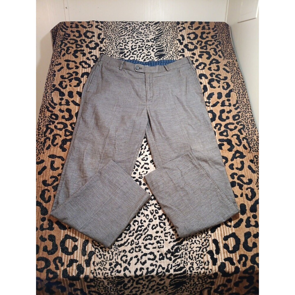 Peter Millar Pants Mens 35x28 Gray Chinos Corduroy Crown Superior Golf Casual